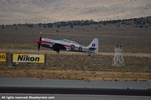 Hawker Sea Fury Dreadnought taking off