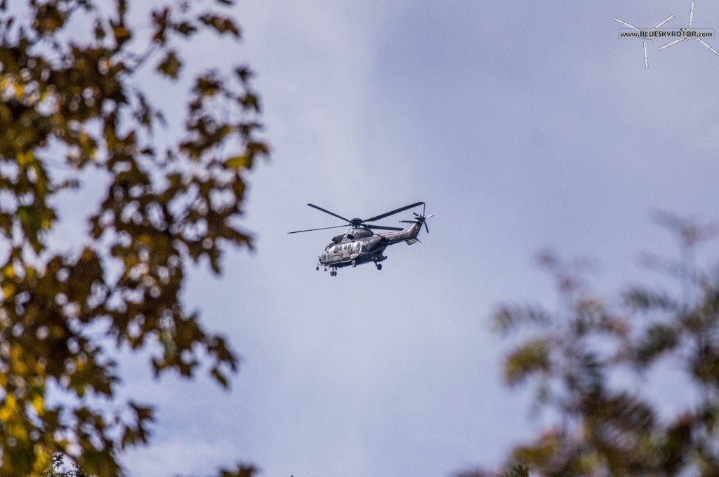 Cougar AS532 UL at Axalp 2012 on passenger transportation duty