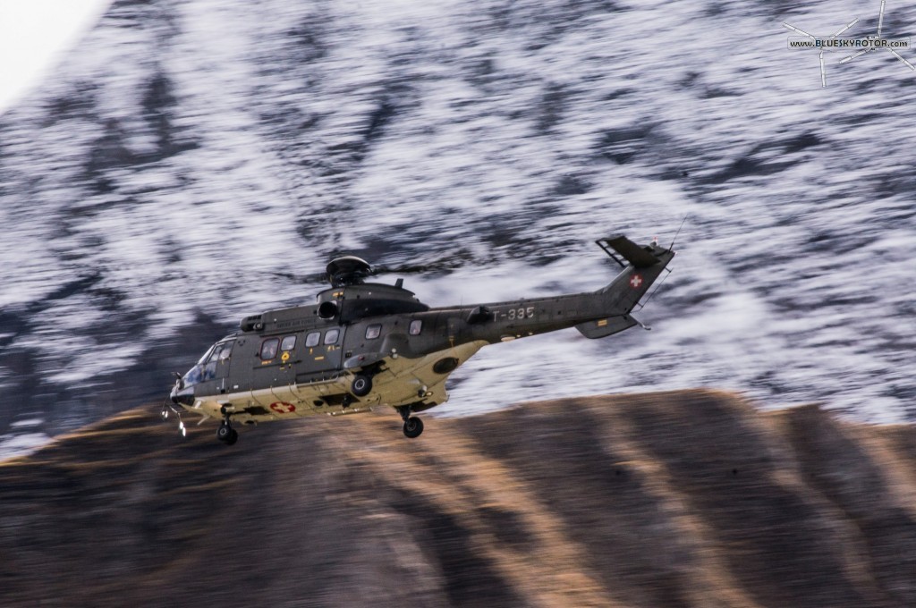 Cougar AS532 UL at Axalp 2012 on passenger transportation duty