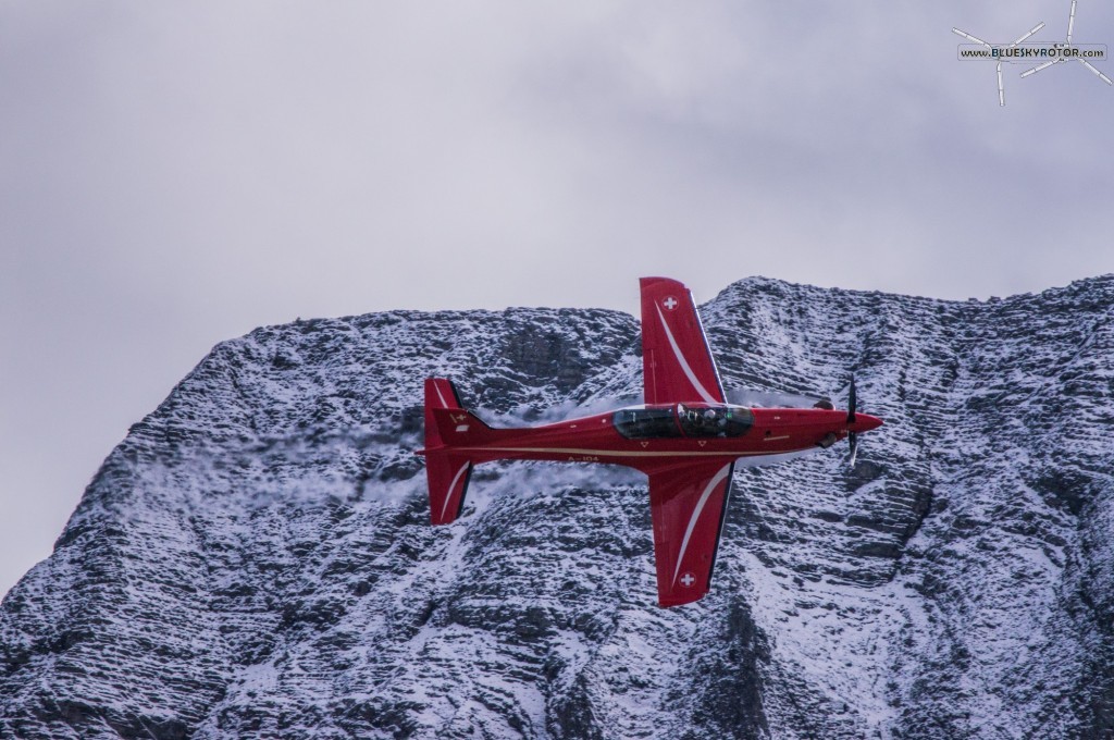 Pilatus PC-21 display at Axalp 2012