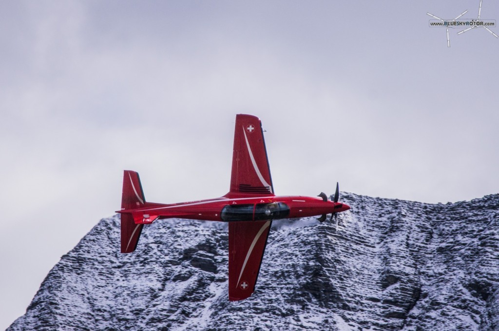 Pilatus PC-21 display at Axalp 2012