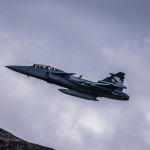 Saab Gripen F flight demo at Axalp 2012