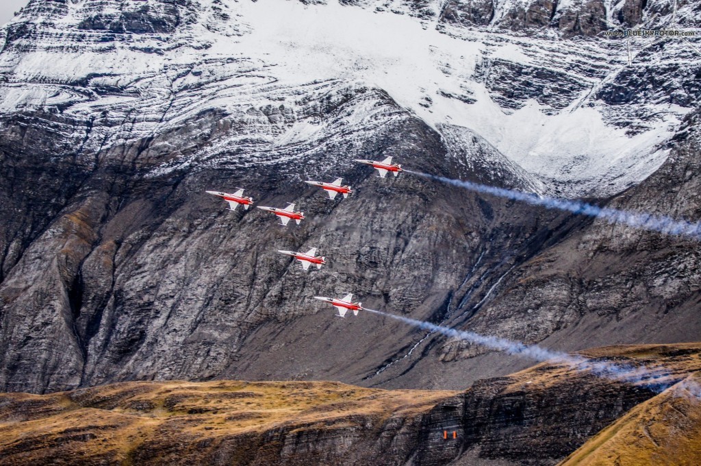 Patrouille Suisse at Axalp 2012