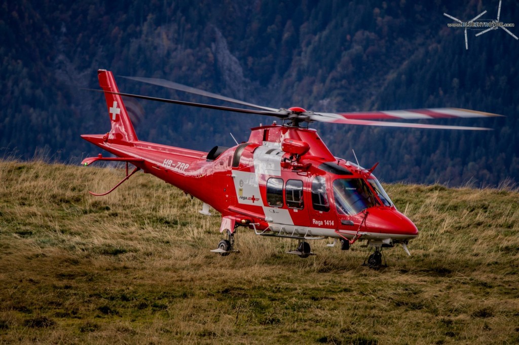 A109 SP of Swiss REGA on rescue duty at Axalp 2012