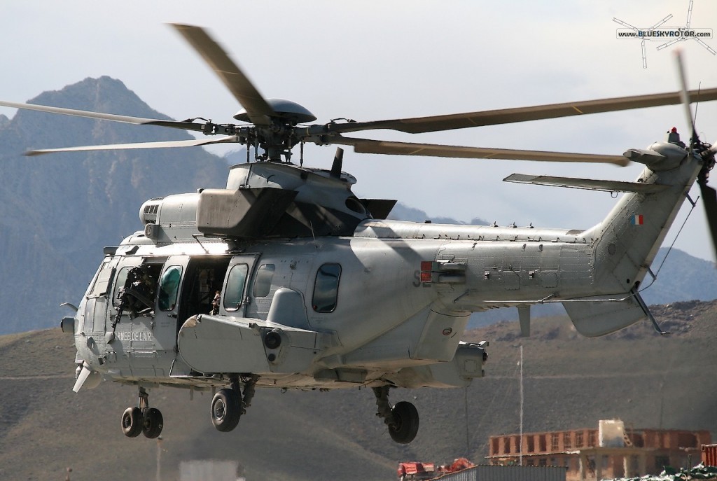 EC725 Caracal flying for the French forces in Afghanistan