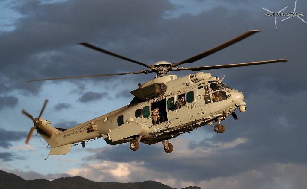 EC725 Caracal flying for the French forces in Afghanistan