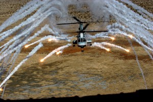 China Lake CH-46 Flare Firing