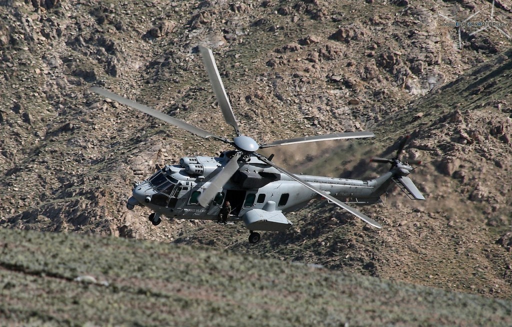 EC725 Caracal flying for the French forces in Afghanistan