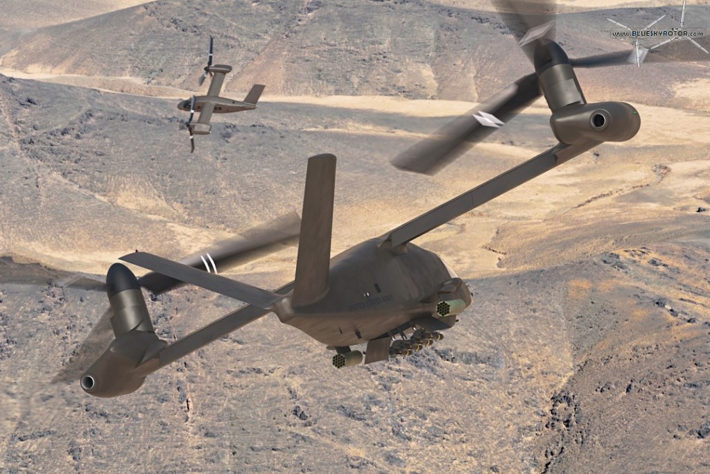 Bell V-280 Valor FVL Rear Quarter Attack