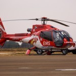 EC130 mercy helicopter at FAGC airport, Gauteng province, South Africa