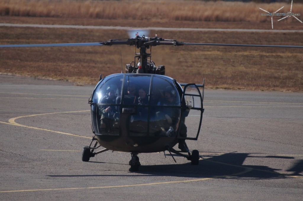 Alouette III on ground