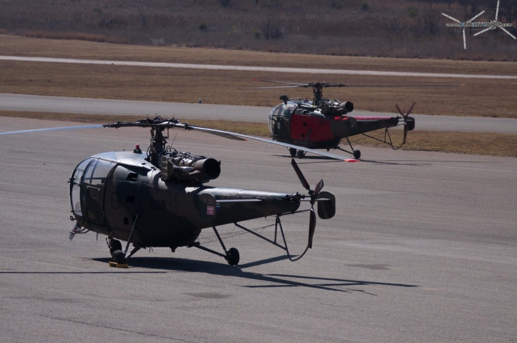 Alouette III parking and taxi