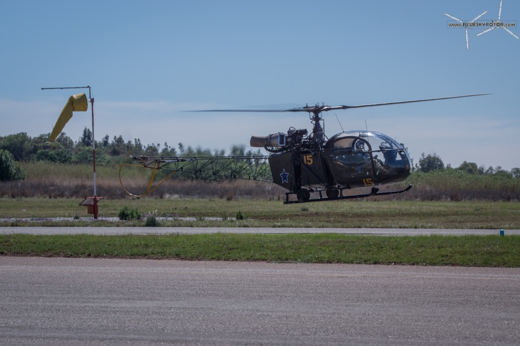 Alouette II hovering