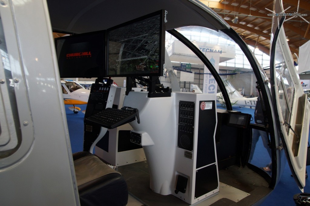 Airborne Technologies Bo105 Mockup, operator console