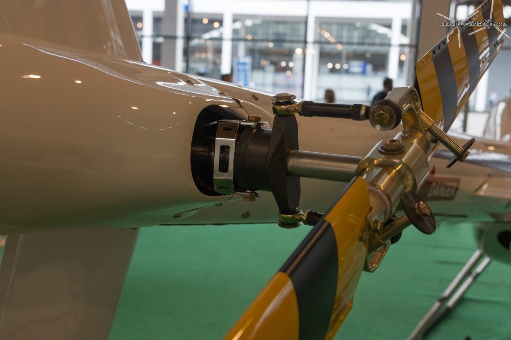 Syton AH130, detail of the tail rotor