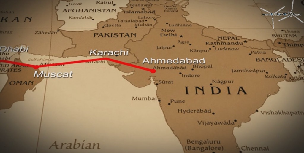 Muscat to Ahmedabad