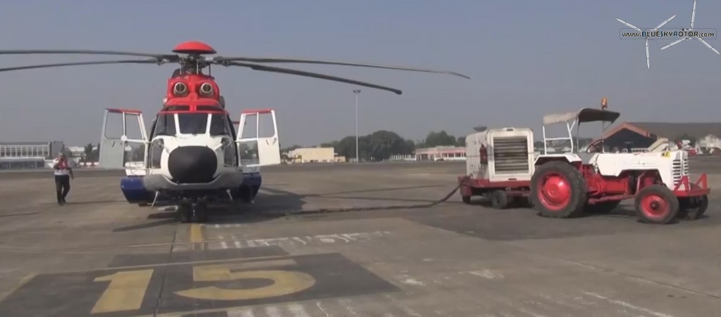 preparing for take-off in Kolkata