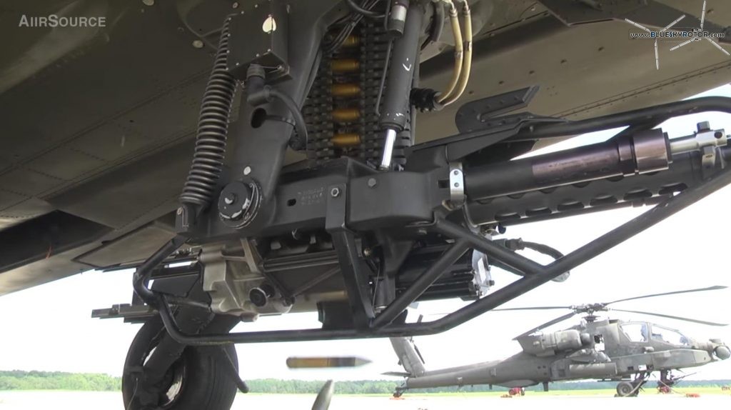 Apache AH-64D 30mm ammo feeder
