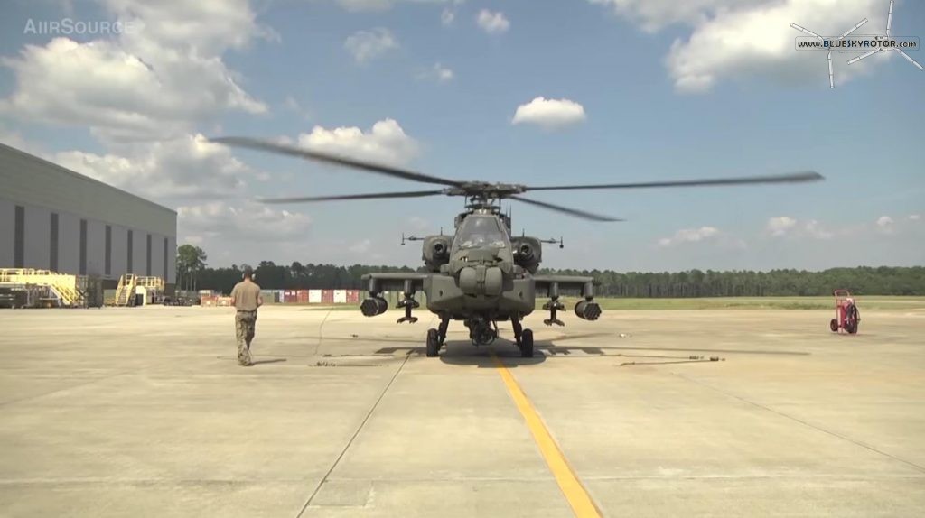 Apache AH-64D ready take-off