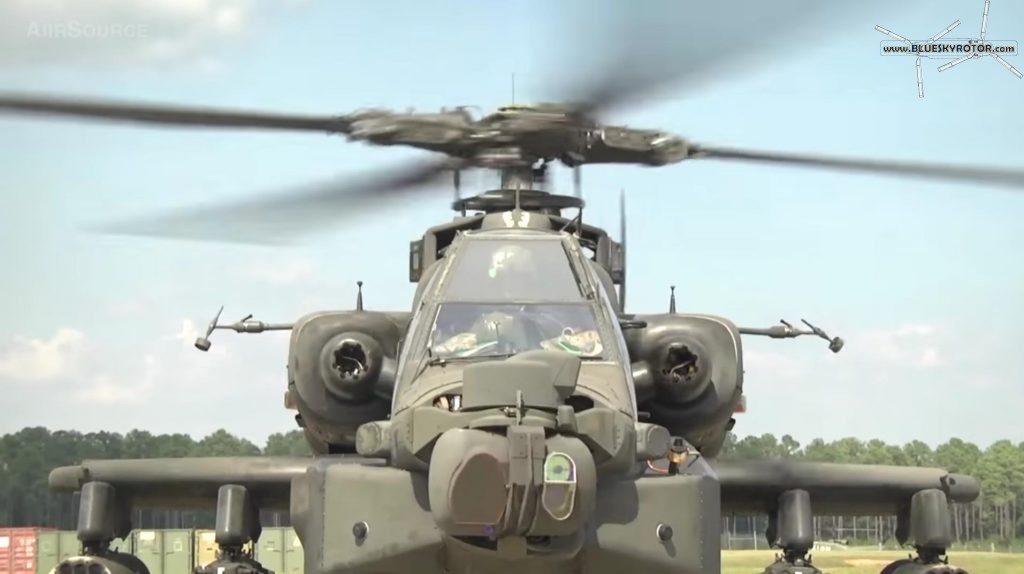 Apache AH-64D ready take-off