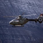 EC635 on transport and surveillance mission at Axalp Fliegerschiessen 2012