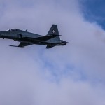 F-5 Tiger at Axalp 2012, live firing display