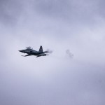 F-5 Tiger at Axalp 2012, live firing display