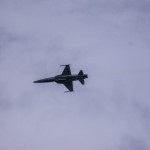 F-5 Tiger at Axalp 2012, live firing display