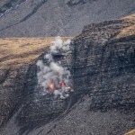 "Northern" target hit by 20mm high explosive (HE-I) bullets, fired by F-5 Tiger