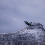 Saab Gripen F flight demo at Axalp 2012