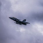 Saab Gripen F flight demo at Axalp 2012