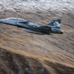 Saab Gripen F flight demo at Axalp 2012