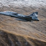 Saab Gripen F flight demo at Axalp 2012