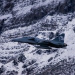 Saab Gripen F flight demo at Axalp 2012