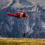 A109 SP of Swiss REGA on rescue duty at Axalp 2012