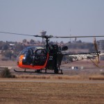 Alouette II landing